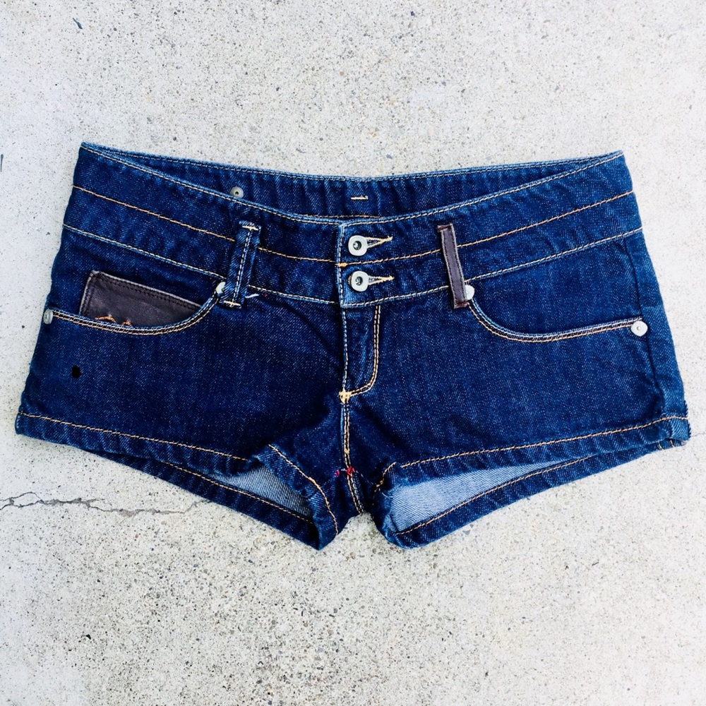 M • Blue Booty Shorts